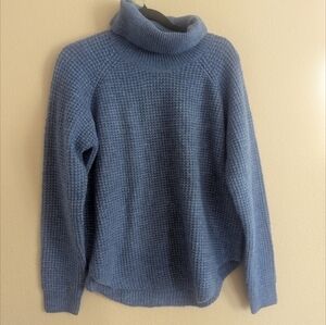 KUHL Soft Knit Turtleneck Sweater - Blue